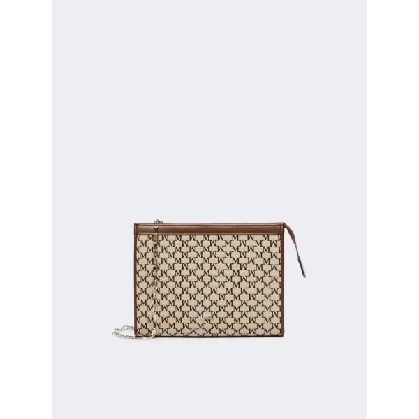 Max Mara Cotton Jacquard Small Pouch in Black | Wallets & Purses | Coveti