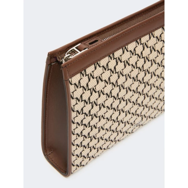 Max Mara Cotton Jacquard Small Pouch in Black | Wallets & Purses | Coveti