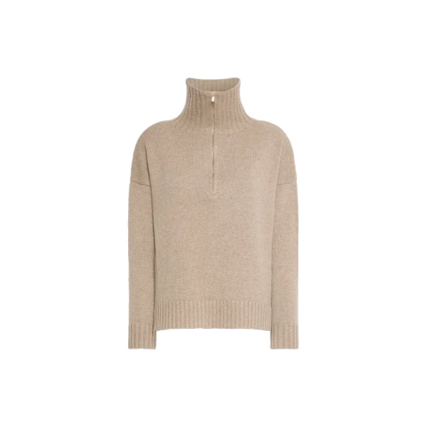 Crasso Cashmere High-Neck Sweater in Sand