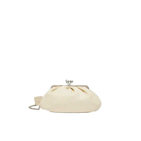 Cubico Medium Nappa Pasticcino Bag in Ivory