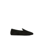 Max Mara Cupola Suede Friulian Shoes in Dark Grey | Flats | Coveti