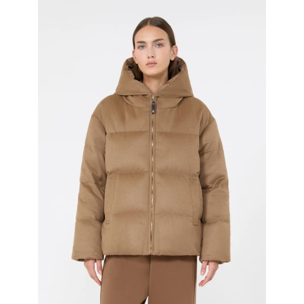 Max Mara Dama Reversible Camel Puffer Jacket in Camel | Jackets | Coveti