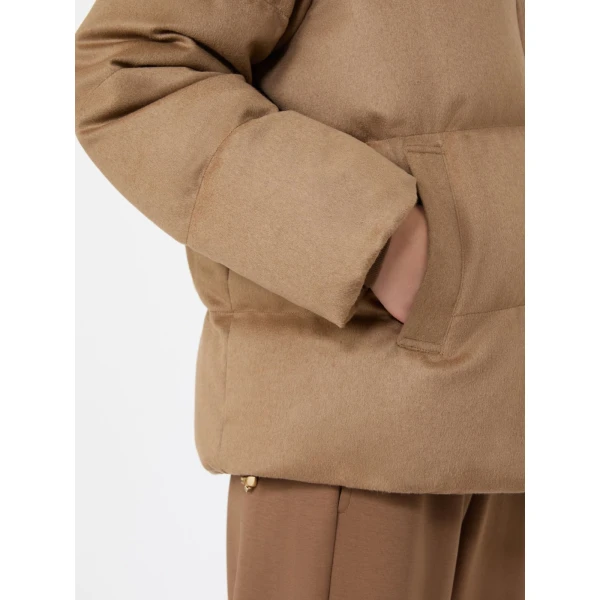 Max Mara Dama Reversible Camel Puffer Jacket in Camel | Jackets | Coveti