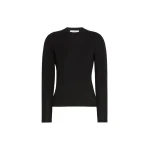 Max Mara Darsena Cashmere Crew-Neck Sweater in Black | Sweaters | Coveti