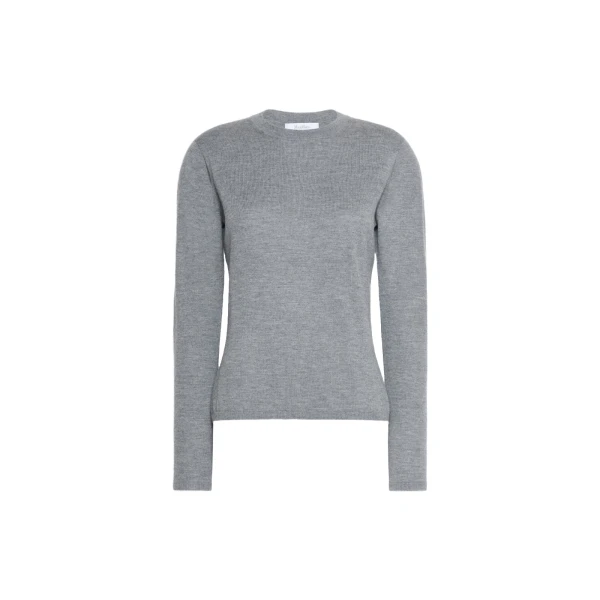 Darsena Cashmere Crew-Neck Sweater in Medium Grey