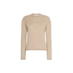 Max Mara Darsena Cashmere Crew-Neck Sweater in Sand | Sweaters | Coveti