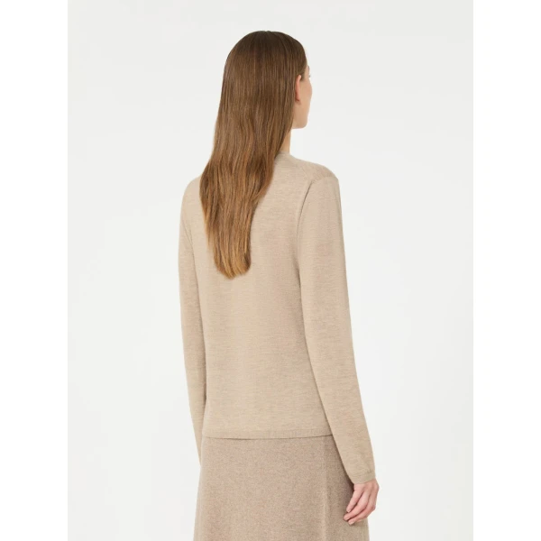 Max Mara Darsena Cashmere Crew-Neck Sweater in Sand | Sweaters | Coveti