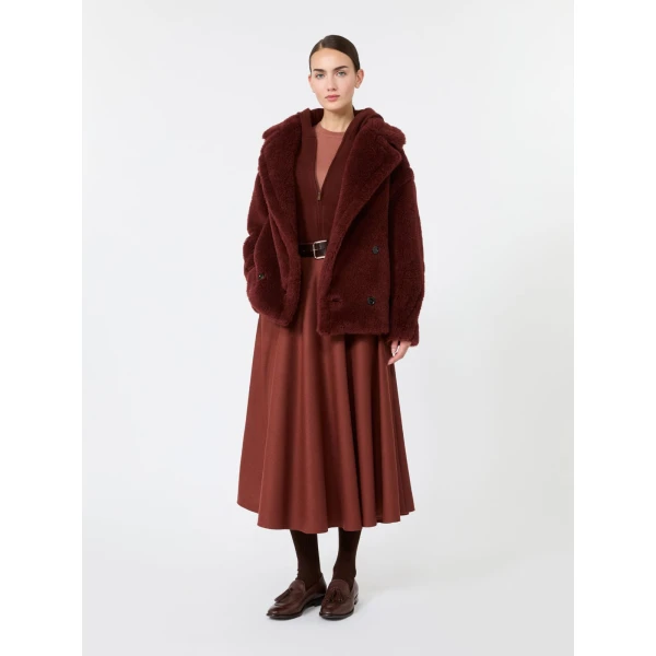 Max Mara Darsena Cashmere Crew-Neck Sweater in Terra Cotta | Sweaters | Coveti