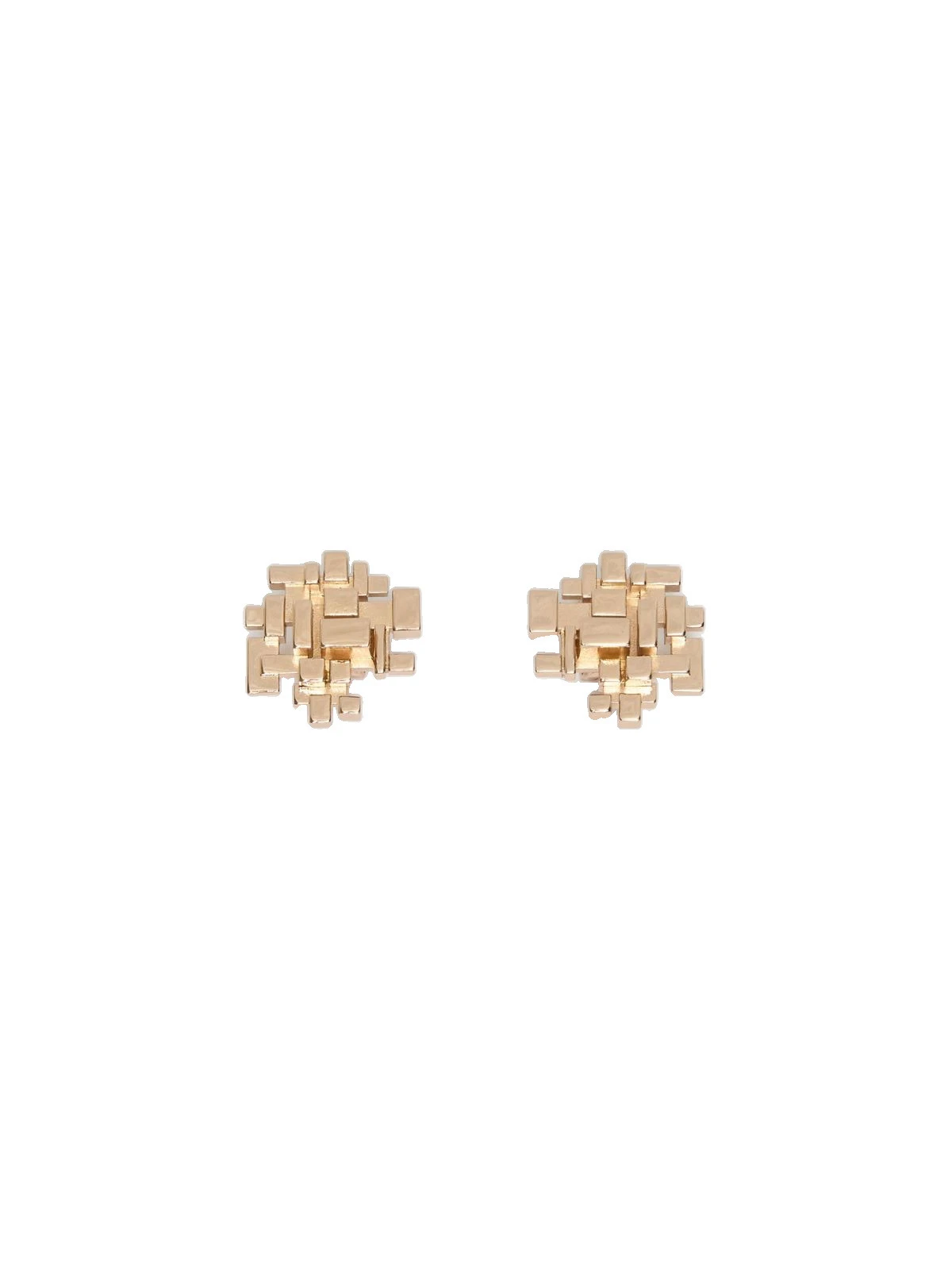 Max Mara Deserto Brutalist Clip Earrings in Bronze Max Mara Deserto Brutalist Clip Earrings in Bronze | Earrings | Coveti