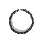 Max Mara Deserto Metal Choker Necklace in Dark Grey | Women | Coveti