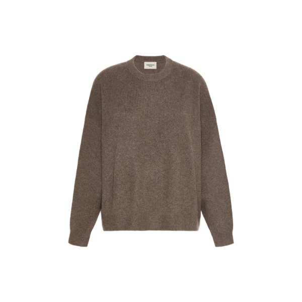 Max Mara Detto Cashmere Crew Neck Jumper in Marron Glace | Sweaters | Coveti
