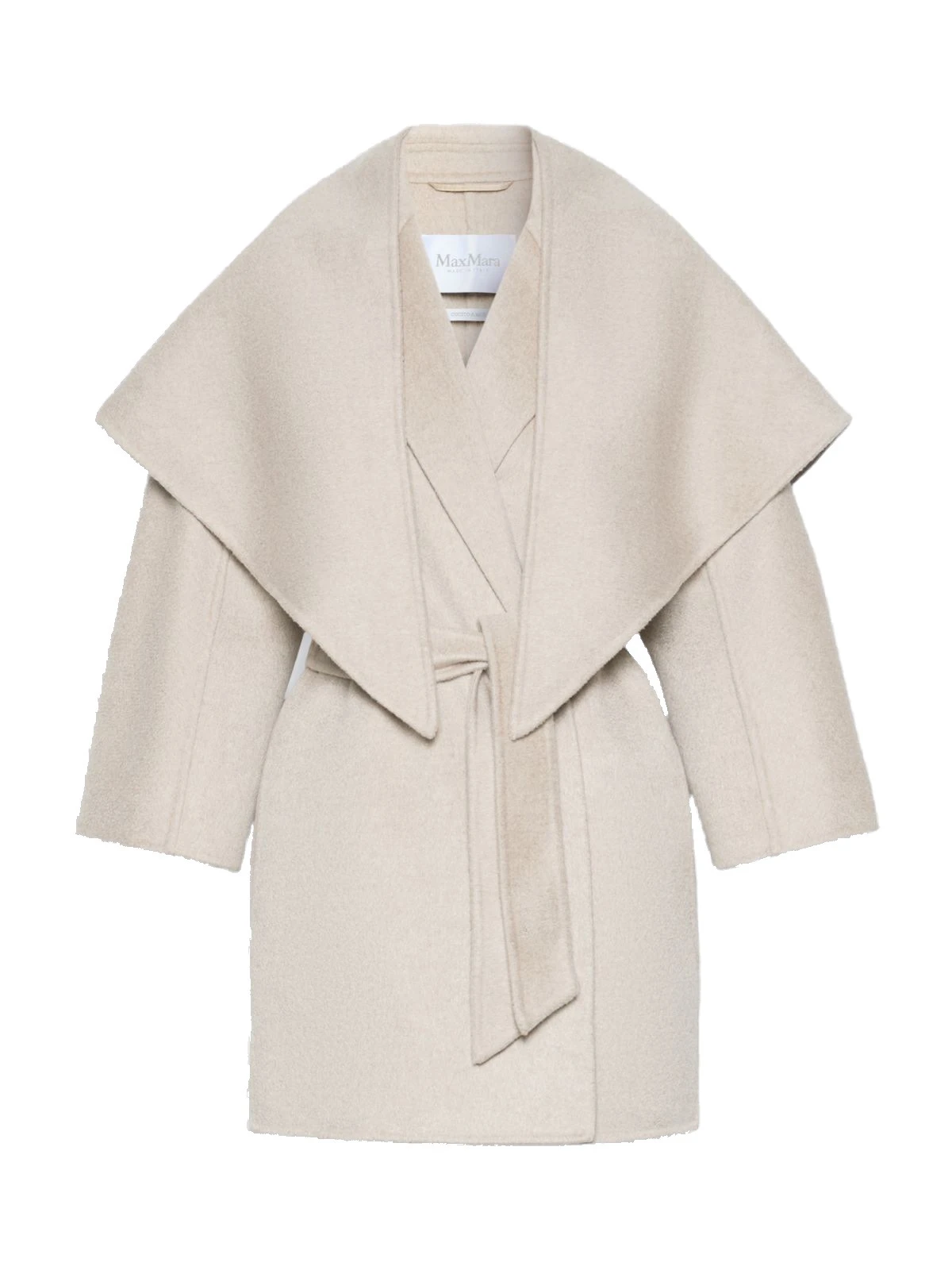 Max Mara Detto Double Cashmere Coat in Sand Max Mara Detto Double Cashmere Coat in Sand | Wool Coat | Coveti