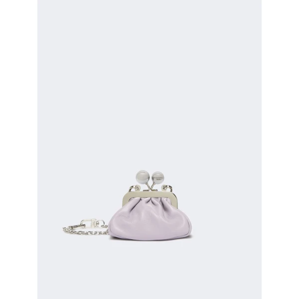 Max Mara Diomede Nappa Sheepskin Nano Pasticcino Bag in Lilac | Mini Bags | Coveti