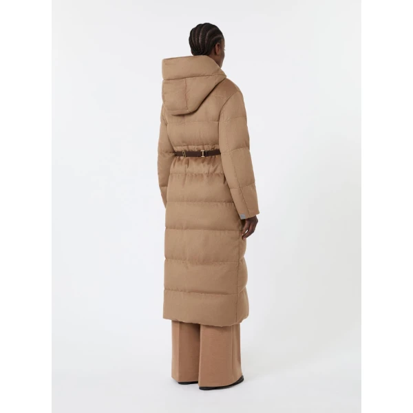 Max Mara Dolce Long Reversible Camel Puffer in Camel | Coats | Coveti