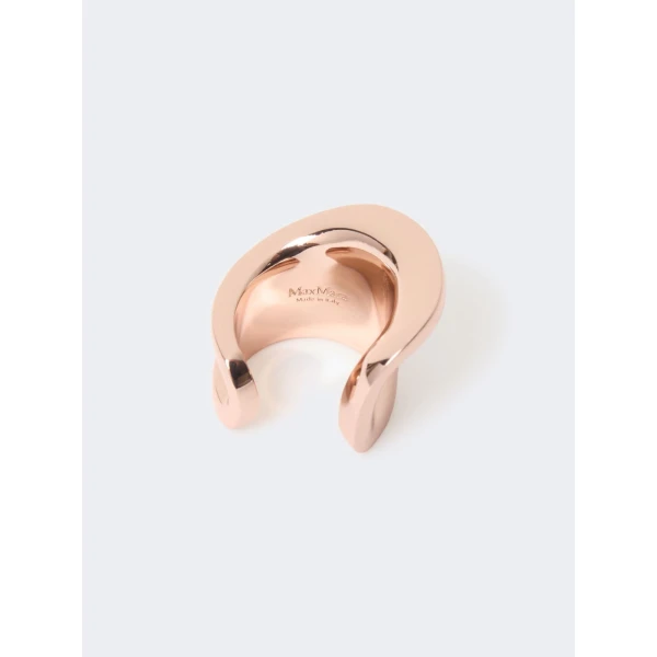 Max Mara Durata Metal Ring in Bronze | Rings | Coveti