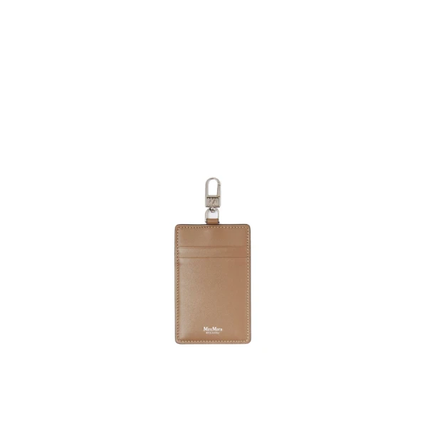 Easyholder Leather Badge Holder in Mud