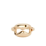 Max Mara Ebbri Rigid Metal Bangle in Bronze | Bracelets | Coveti