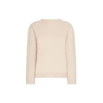Max Mara Eco Wool and Cashmere Crew-Neck Jumper in Ice Grey | Sweaters | Coveti