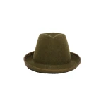 Max Mara Edile Wool Felt Hat in Khaki | Hats | Coveti
