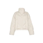 Max Mara Edito Short Diamond-Quilted Down Jacket in Ivory | Jackets | Coveti