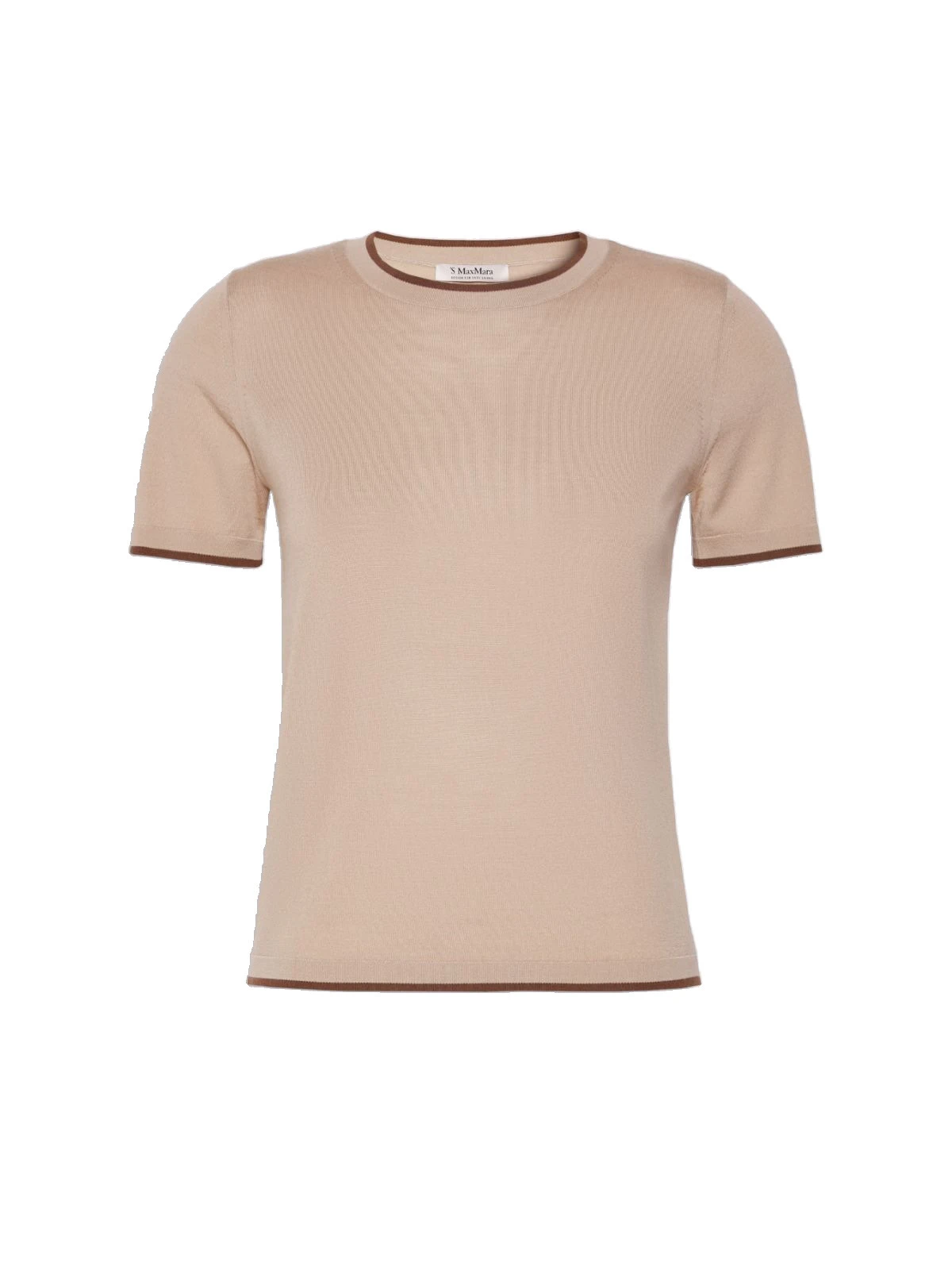 Max Mara Egidio Short-Sleeved Wool Jumper in Beige Max Mara Egidio Short-Sleeved Wool Jumper in Beige | Sweaters | Coveti