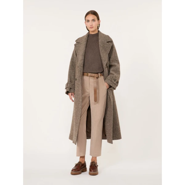 Max Mara Elegia Cashmere Roll-Neck Jumper in Marron Glace | Turtlenecks | Coveti