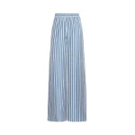 Max Mara Eliseo Printed Silk Relaxed Trousers in Silk White | Wide leg pants | Coveti