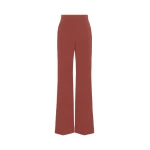 Max Mara Eliseo Tuxedo-Style Cady Trousers in Antique Rose | Tailored pants | Coveti