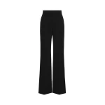 Max Mara Eliseo Tuxedo-Style Cady Trousers in Black | Tailored pants | Coveti