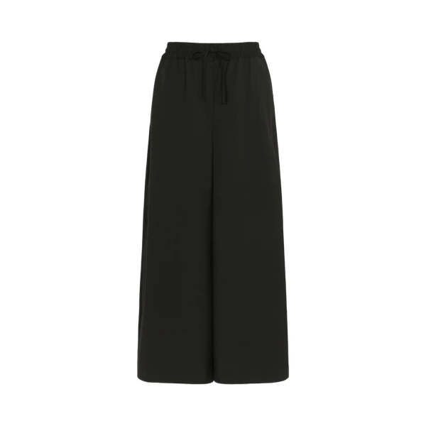 Elmo Stretch Wool Joggers in Black