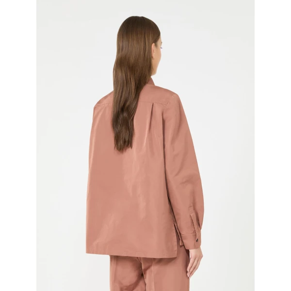 Max Mara Entrata Silk-Blend Radzimir Shirt in Antique Rose | Shirts | Coveti