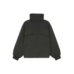 Max Mara Epoca Washed Water-Repellent Canvas Jacket in Black | Jackets | Coveti