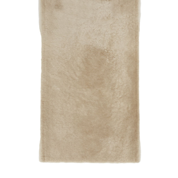 Max Mara Eresia Shearling Stole in Beige | Scarves | Coveti