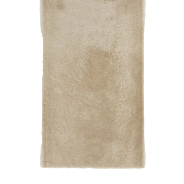 Eresia Shearling Stole in Beige