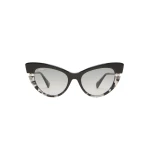 Max Mara Esedra Acetate Cat-Eye Glasses in Black | Sunglasses | Coveti