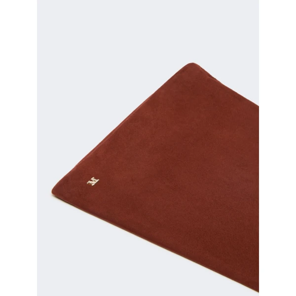 Max Mara Estremo Long Suede Gloves in Terra Cotta | Gloves | Coveti