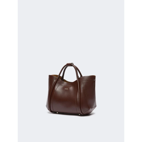 Max Mara Extra Small Leather Marine Bag in Brown | Mini Bags | Coveti