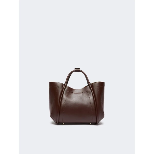 Max Mara Extra Small Leather Marine Bag in Brown | Mini Bags | Coveti