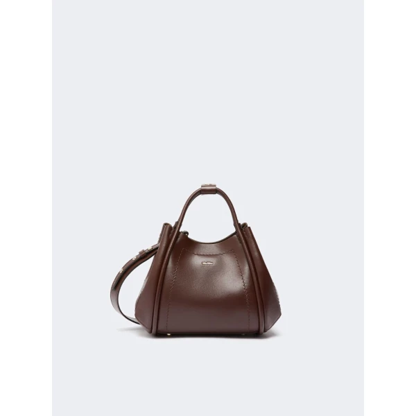 Max Mara Extra Small Leather Marine Bag in Brown | Mini Bags | Coveti