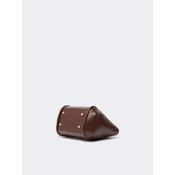 Max Mara Extra Small Leather Marine Bag in Brown | Mini Bags | Coveti