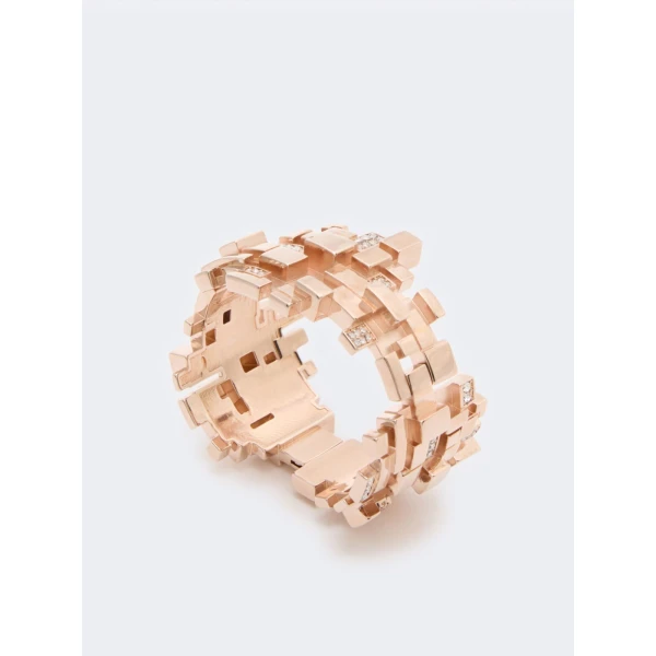 Max Mara Faida Rhinestone Bracelet in Bronze | Bracelets | Coveti