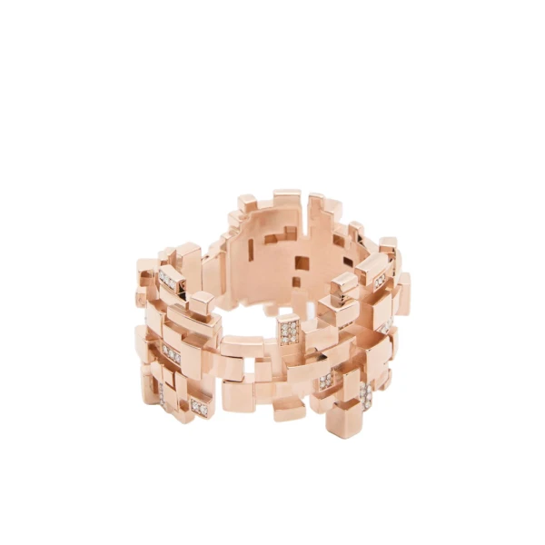 Faida Rhinestone Bracelet in Bronze