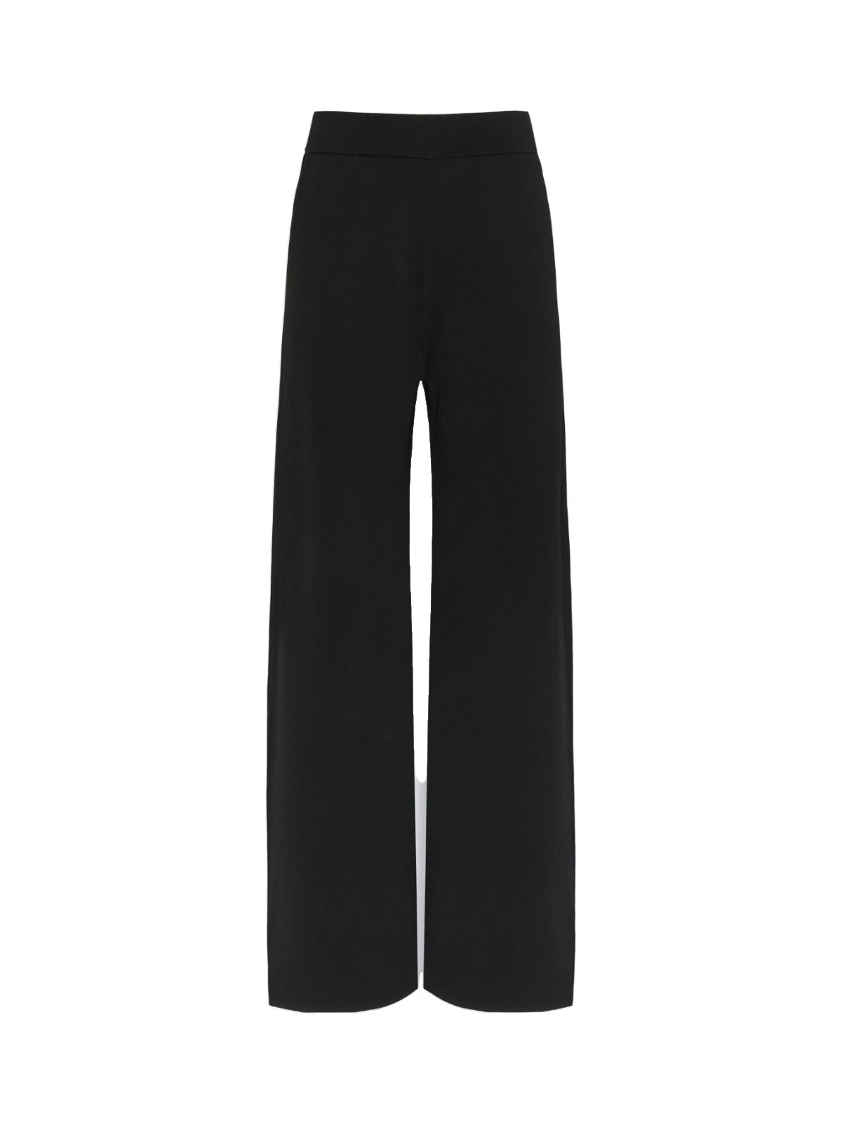 Max Mara Faida Viscose Crepe Knit Trousers in Black Max Mara Faida Viscose Crepe Knit Trousers in Black | Tailored pants | Coveti