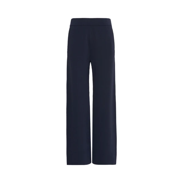 Faida Viscose Crepe Knit Trousers in Ultramarine
