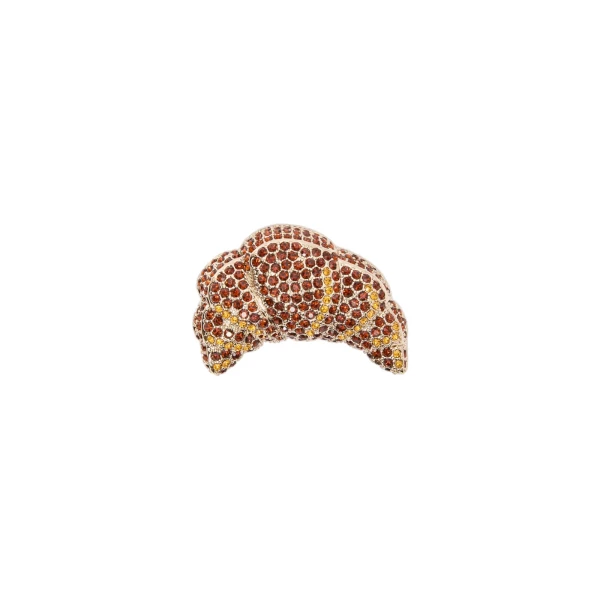 Falla Rhinestone Brooch in Cornflower Blue