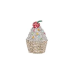 Max Mara Falla Rhinestone Brooch in Ivory | Brooches & Pins | Coveti