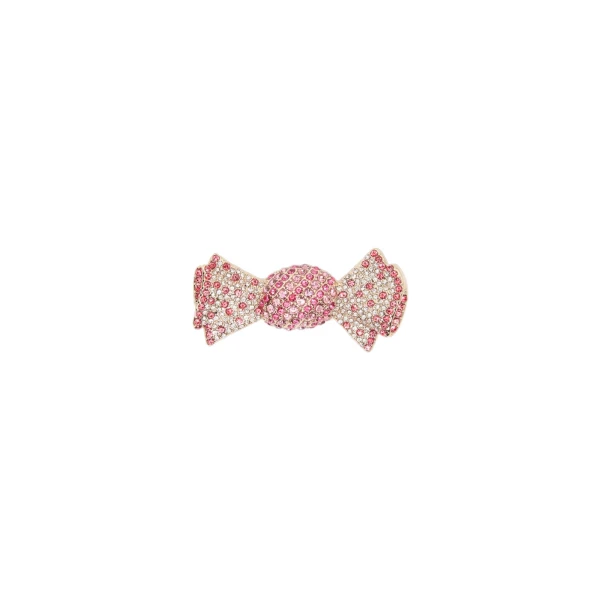 Falla Rhinestone Brooch in Pink