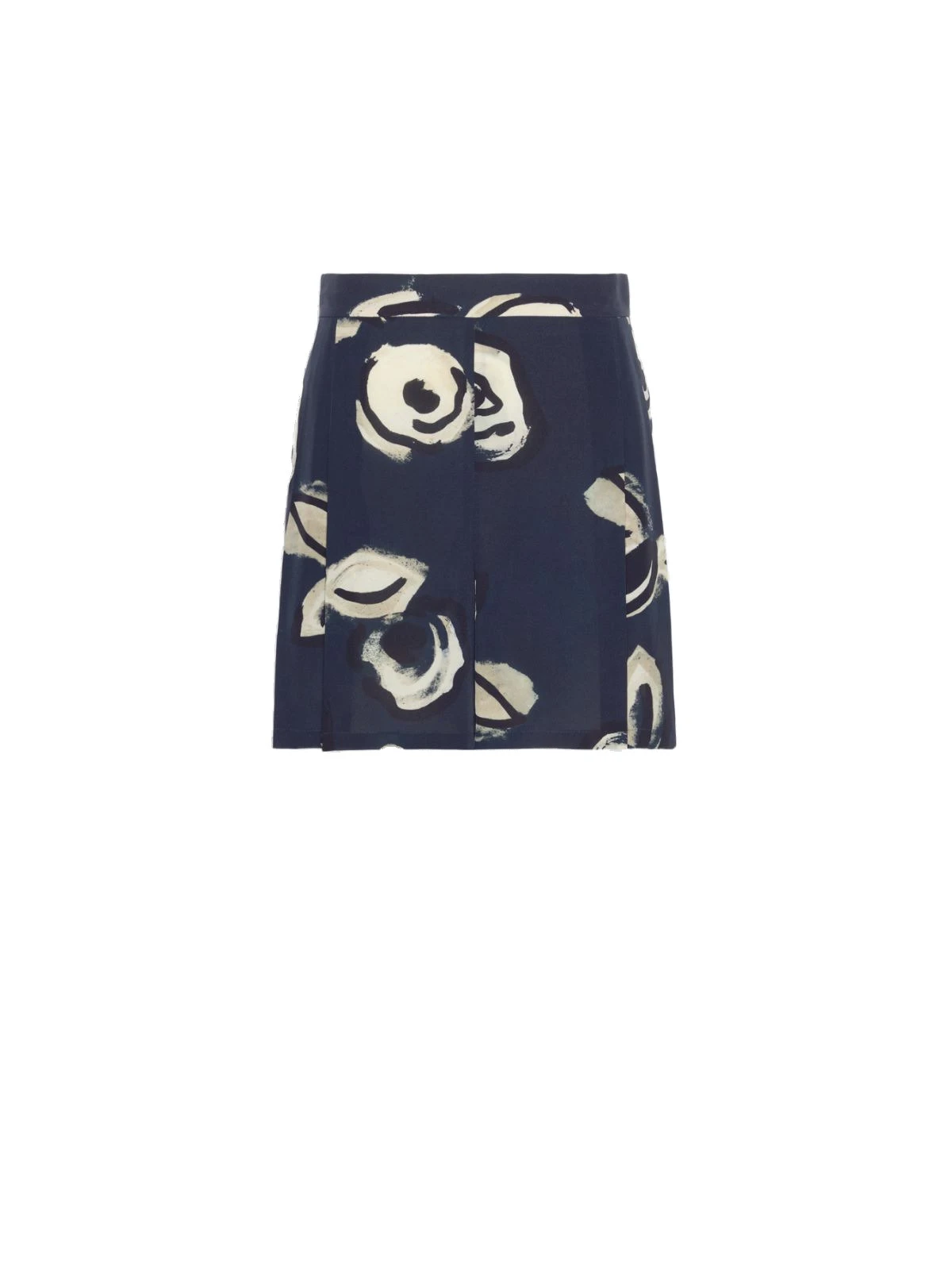 Max Mara Fanale Printed Silk Crepe de Chine Shorts in Ultramarine Max Mara Fanale Printed Silk Crepe de Chine Shorts in Ultramarine | Shorts | Coveti