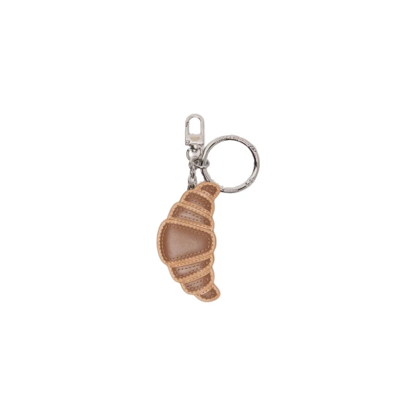Fantino Leather Keyring in Brown