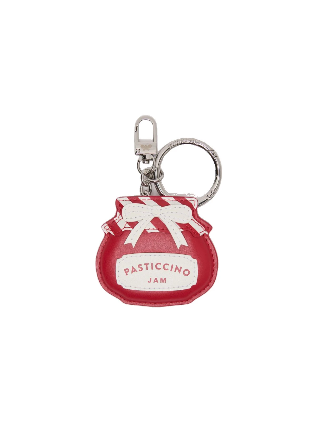 Max Mara Fantino Leather Keyring in Red Max Mara Fantino Leather Keyring in Red | Bag charms | Coveti